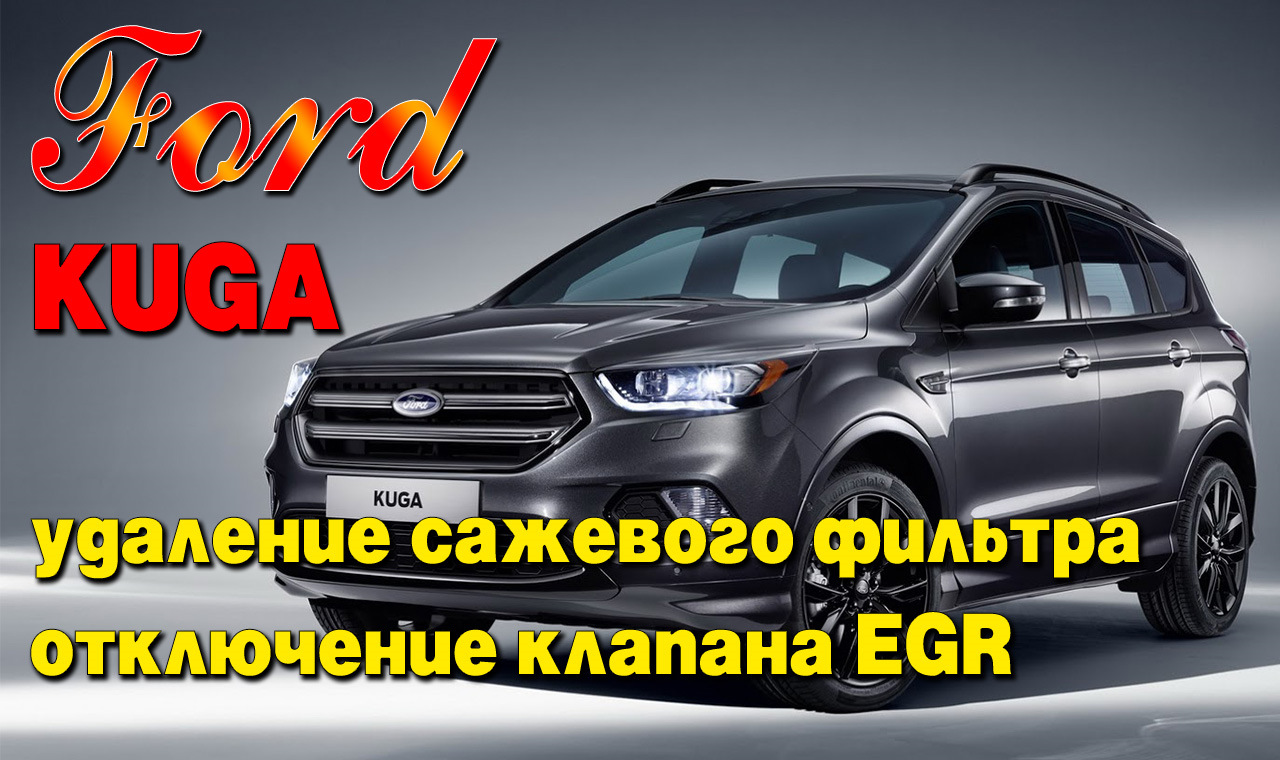 Ford Kuga 2.0 diesel: удаление сажевого фильтра, отключение клапана ЕГР ...