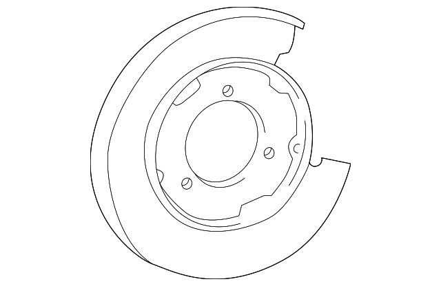 5825138000 Защитный кожух тормозного механизма KIA HYUNDAI | Запчасти ...