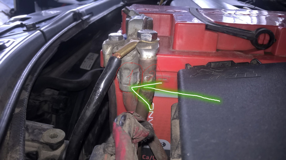 Греется минусовая клемма! — Opel Astra H, 1,8 л, 2014 года | поломка ...