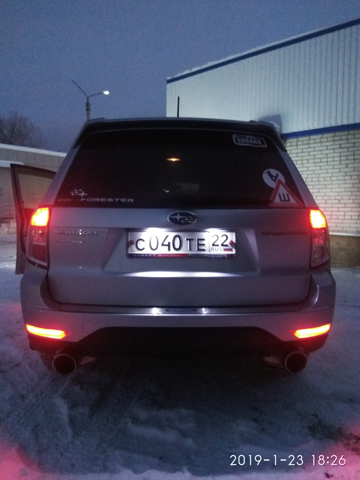 Светодиоды в катафоты заднего бампера — Subaru Forester (SH), 2,5 л ...