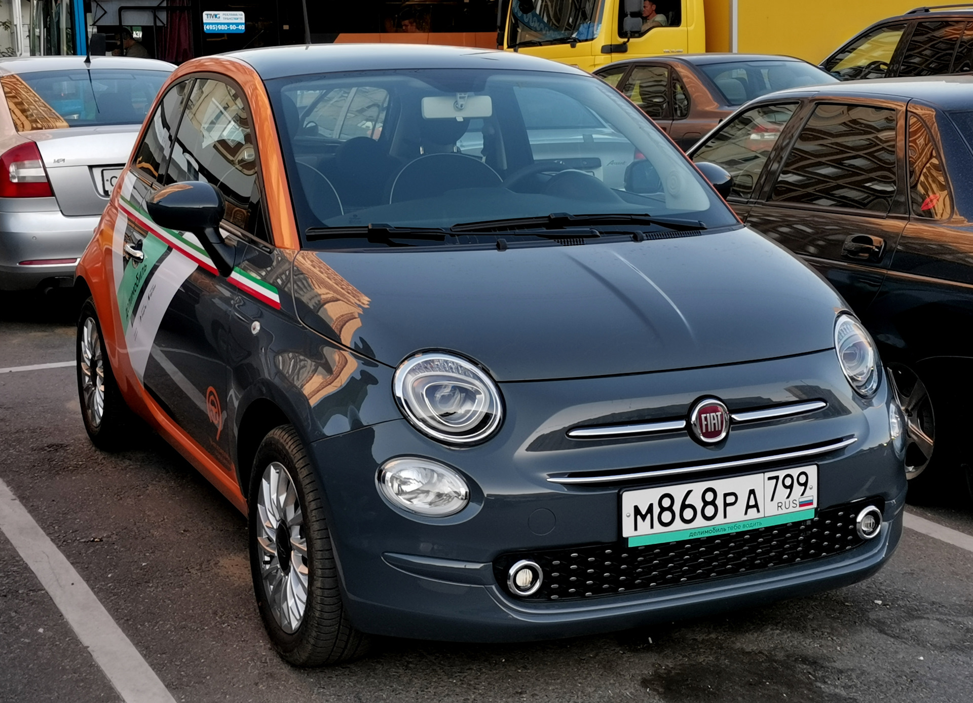 Каршеринг. Делимобиль — Fiat 500 — DRIVE2