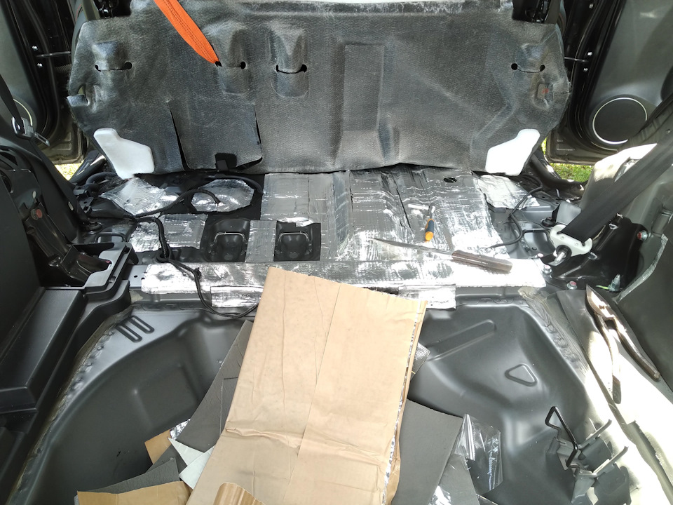 Шумоизоляция задней части. — Haval H6 (1G), 1,5 л, 2018 года | тюнинг ...