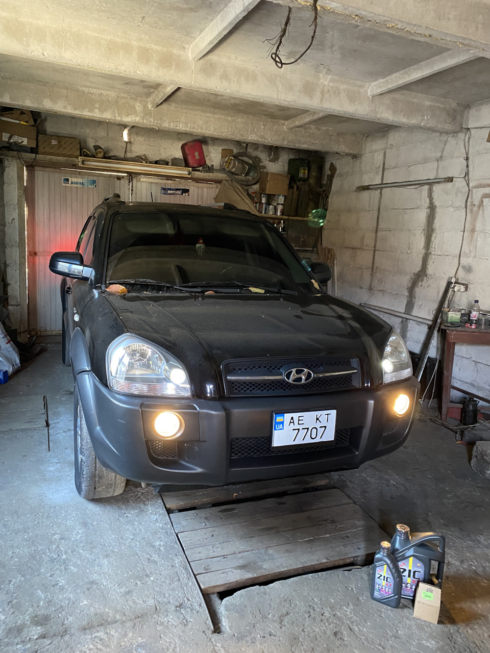 Замена масла — Hyundai Tucson (JM), 2 л, 2007 года | плановое ТО | DRIVE2