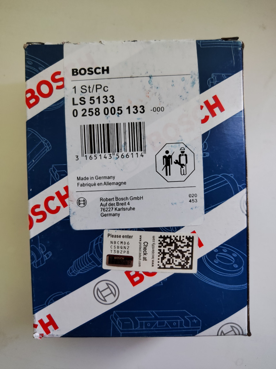 0258005133 ЛЯМБДА-ЗОНД BOSCH | Запчасти на DRIVE2