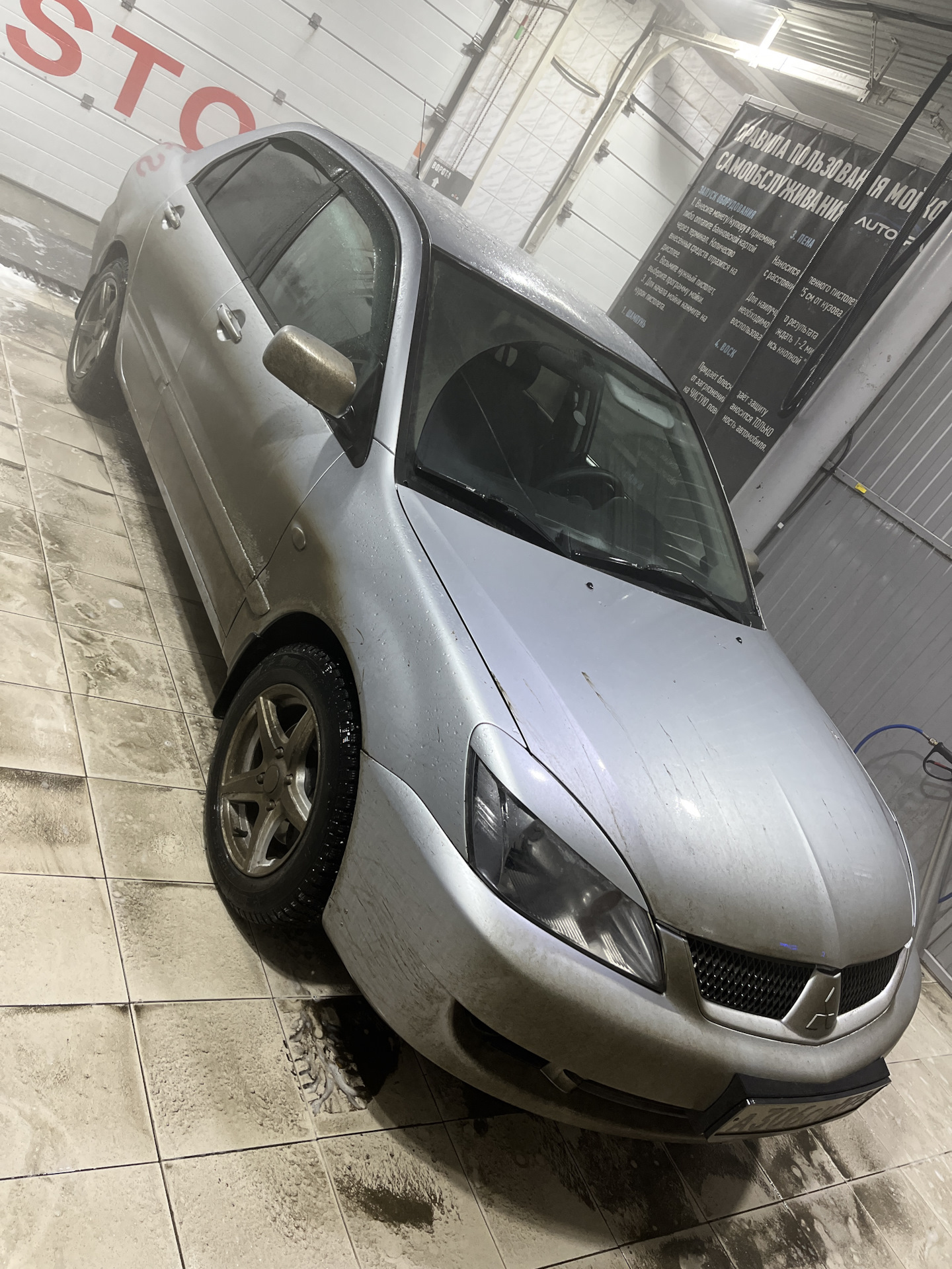 Пагубная погода для этих машин — Mitsubishi Lancer IX, 1,6 л, 2006 года |  мойка | DRIVE2