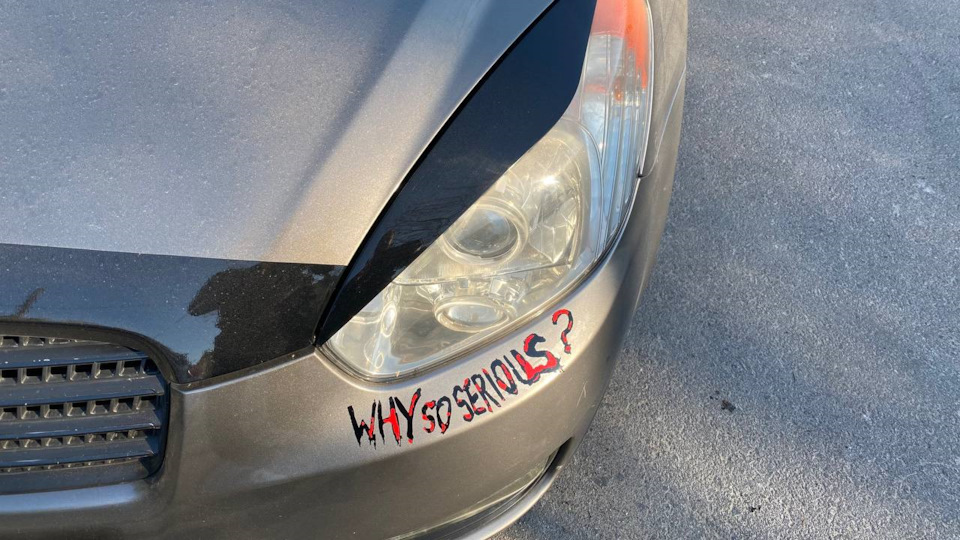 Наклейка на передний бампер. Hyundai Verna MC III — Hyundai Verna (MC ...