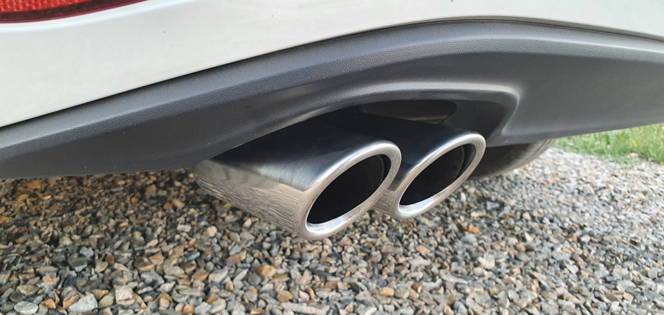 Насадки на глушитель — Volkswagen Golf Mk7, 1,4 л., 2014 года ...