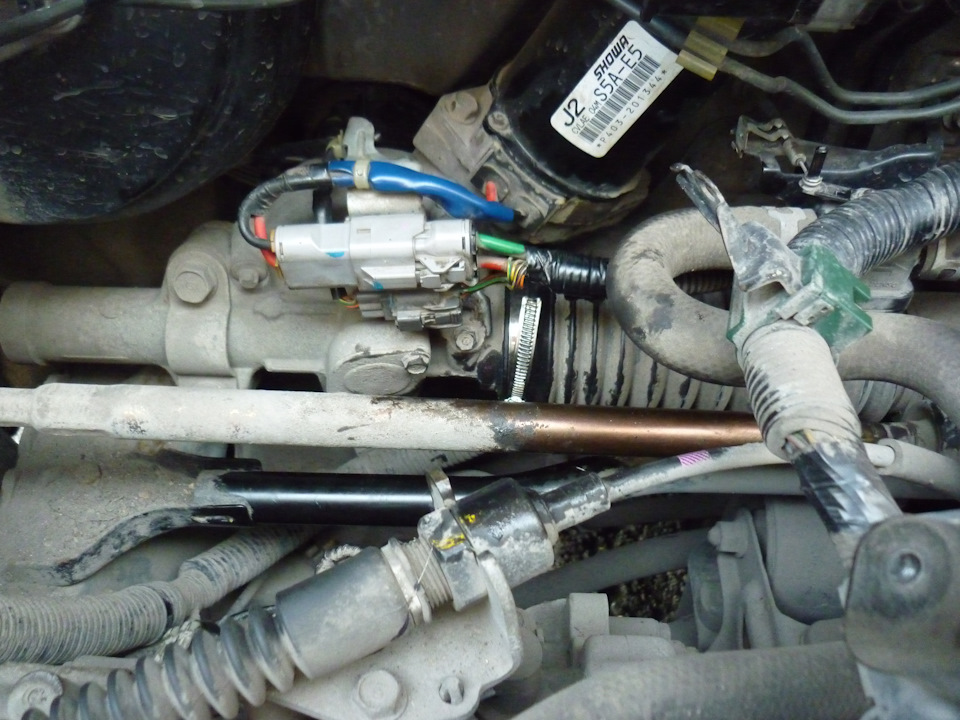 Рулевая рейка цивик как снять #38 Смазка рулевой рейки - Honda Civic Ferio (7G), 1,7 л, 2003 года своими рукам