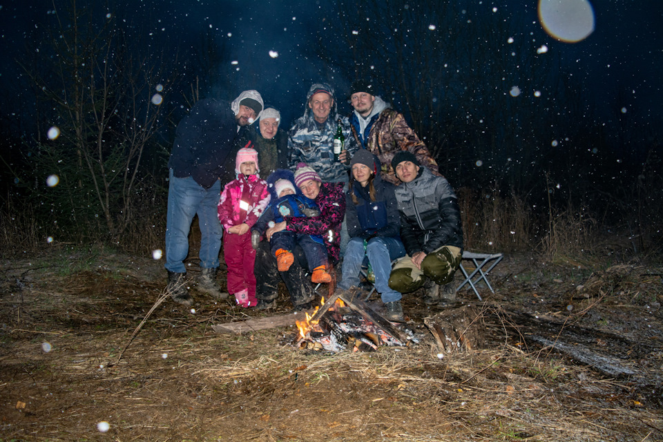 Ну и дружное фото с первым снегом — Renault Duster (1G)