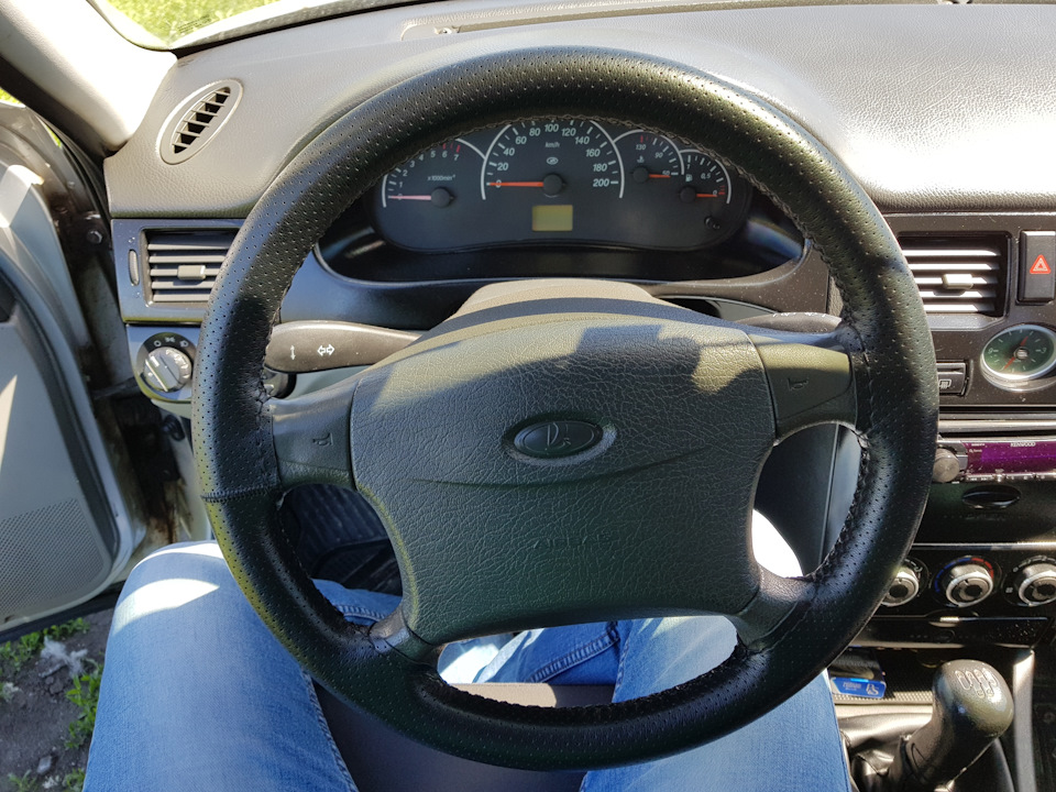 Оплетка руля, опять Китай! — Lada Приора седан, 1,6 л, 2007 года ...