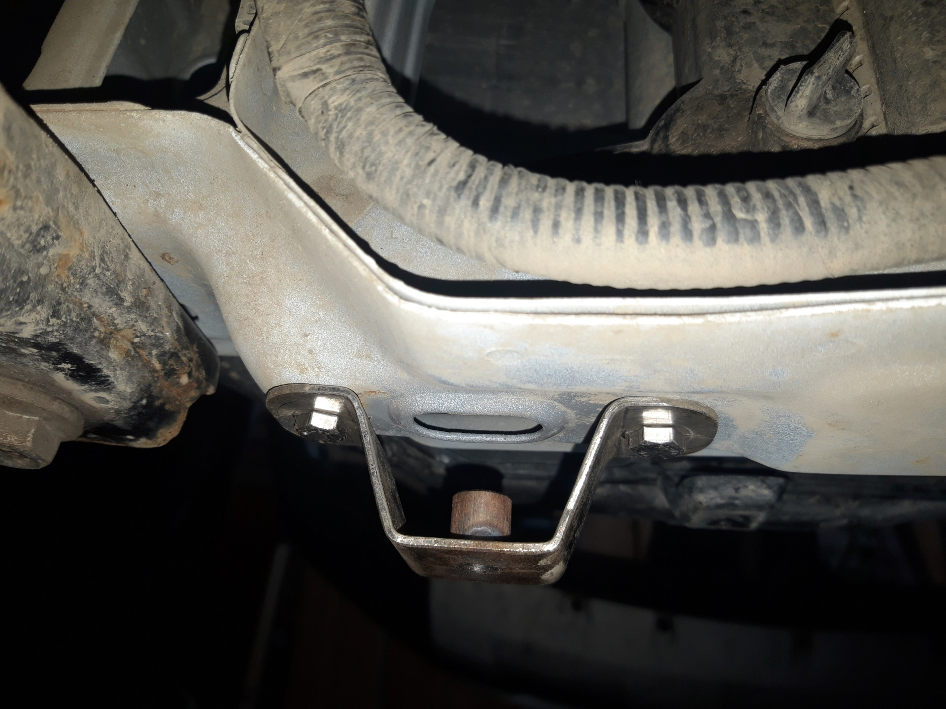 Крепление защиты картера. — Chery Tiggo 4, 1,5 л, 2021 года | своими ...