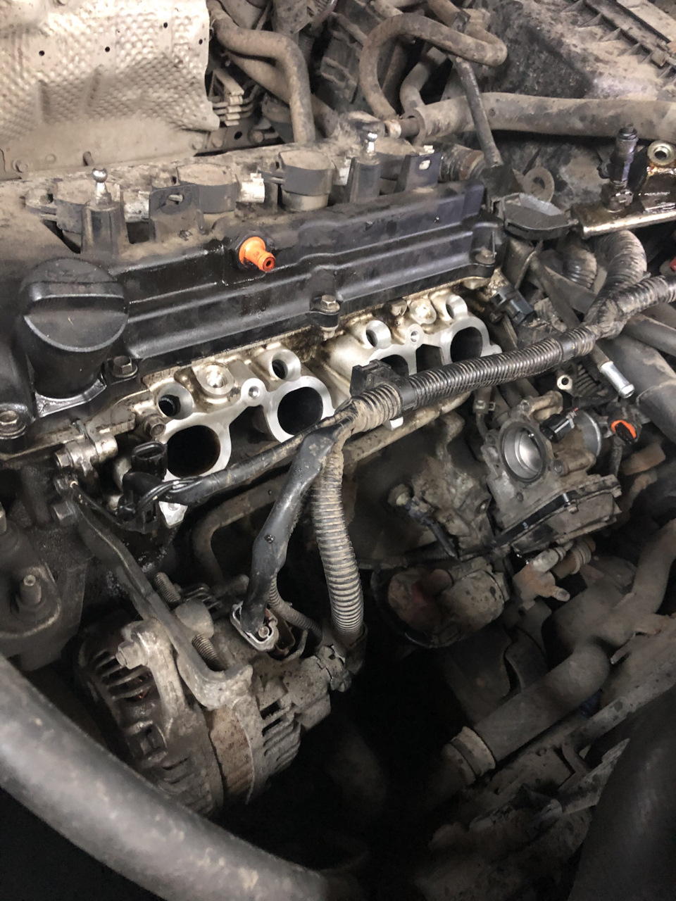 Чистка и замена прокладок впускного коллектора/дросселя — Mitsubishi ...