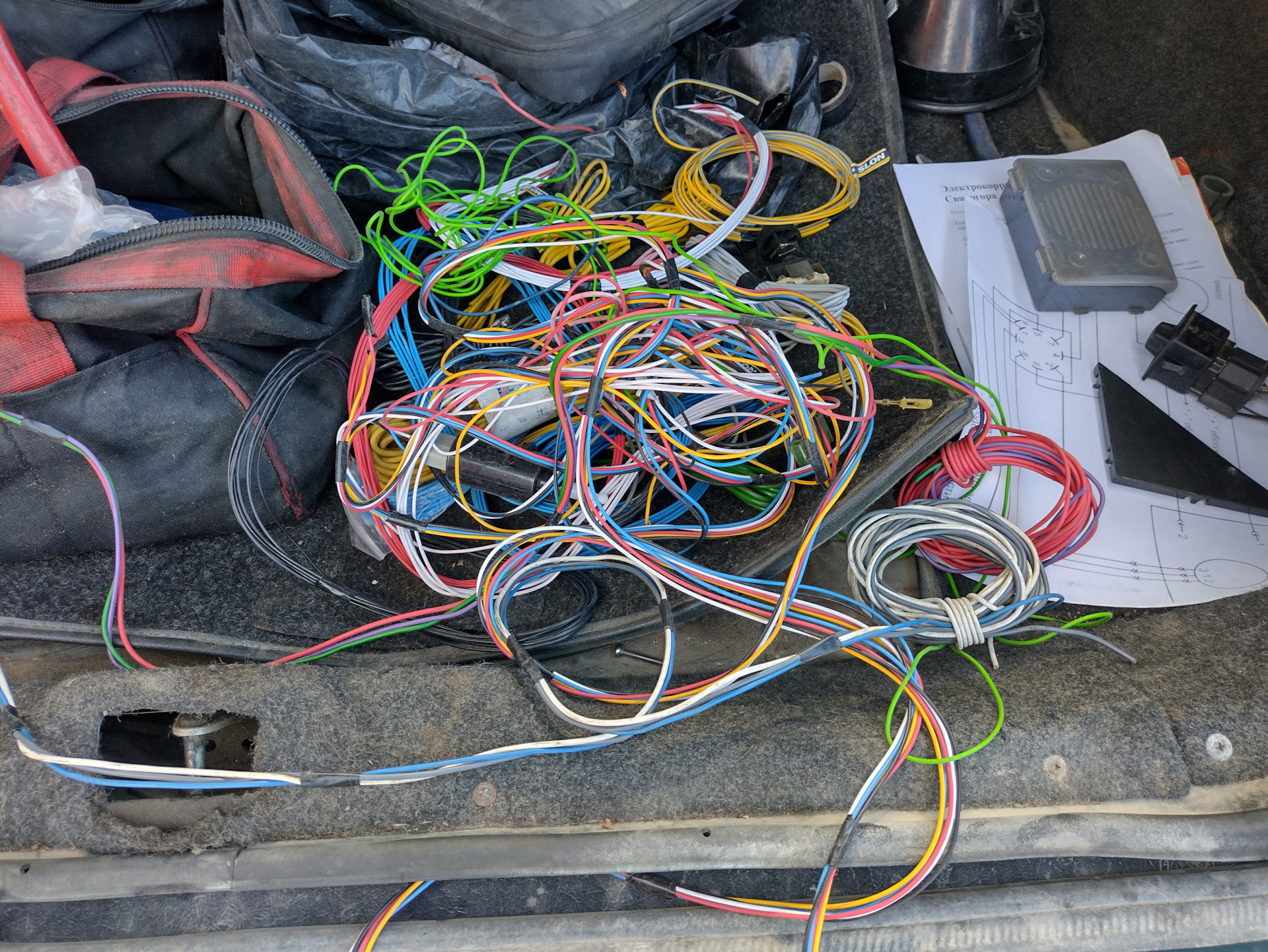 подключение электрозеркал — Москвич Князь Владимир, 1,8 л, 2001 года ...