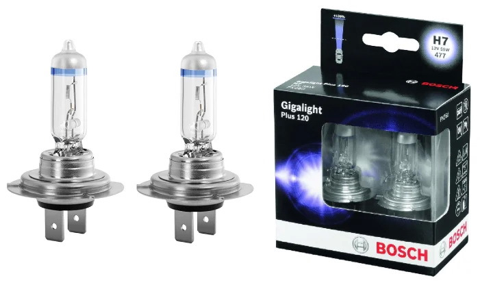 Bosch gigalight plus 120 лампы галогеновые — Volkswagen Polo Sedan, 1,4 ...