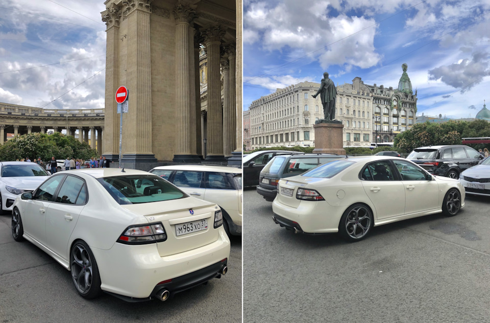Был Санкт-Петербург. — Saab 9-3 (2G)