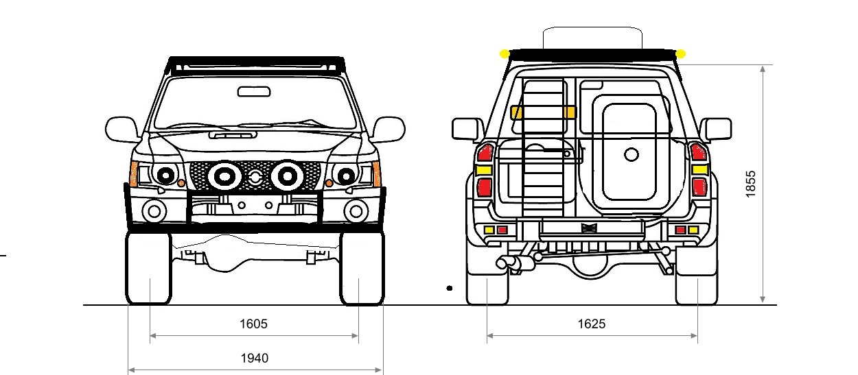 Nissan patrol y60 чертеж