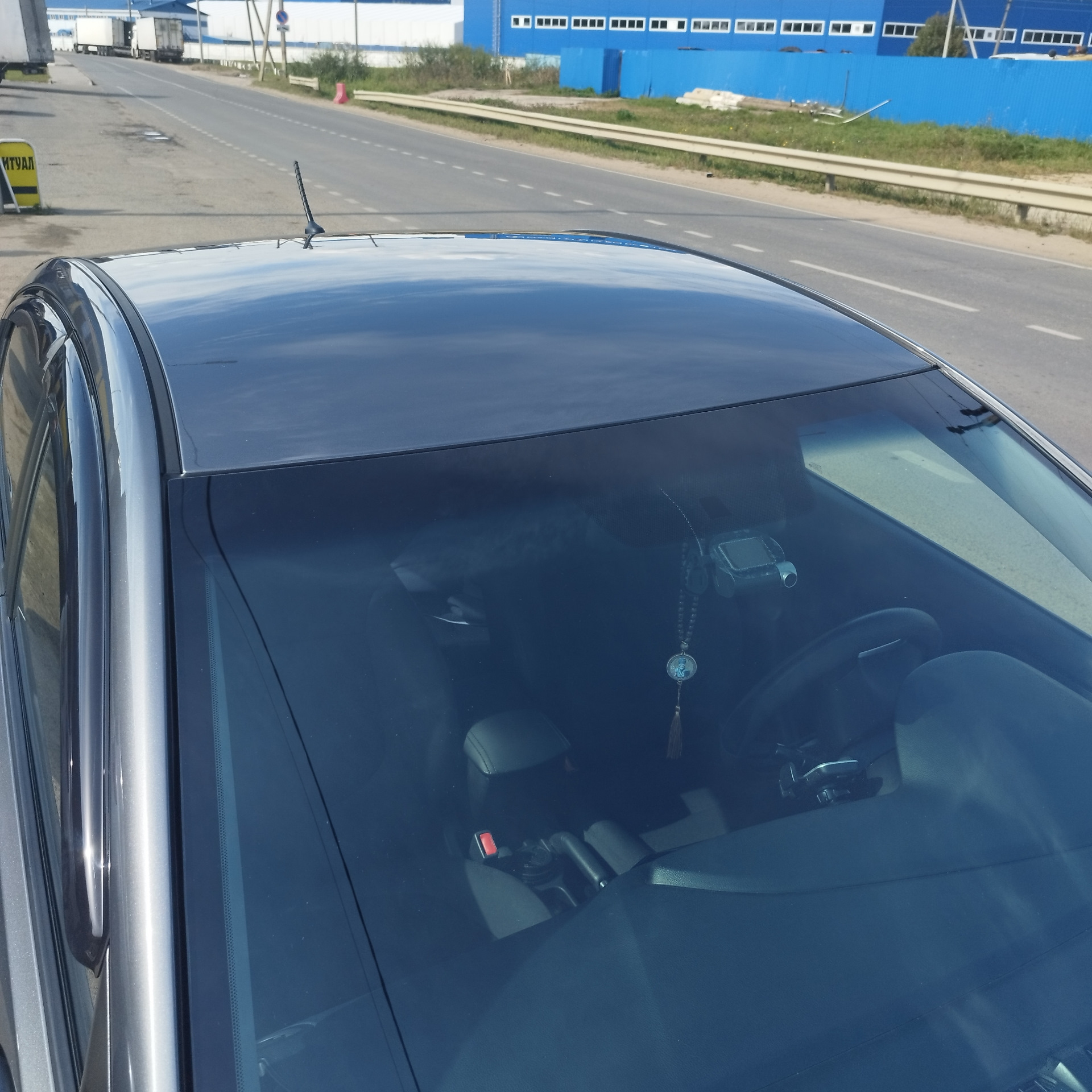 Очередное замена лобового стекла и покраска. — KIA Rio (3G), 1,6 л ...