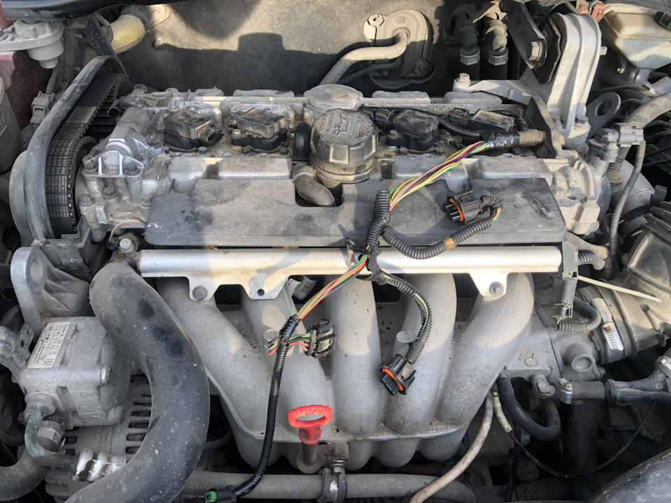 #40. Обслуживание проводки катушек зажигания. Замена гофр — Volvo S60 ...