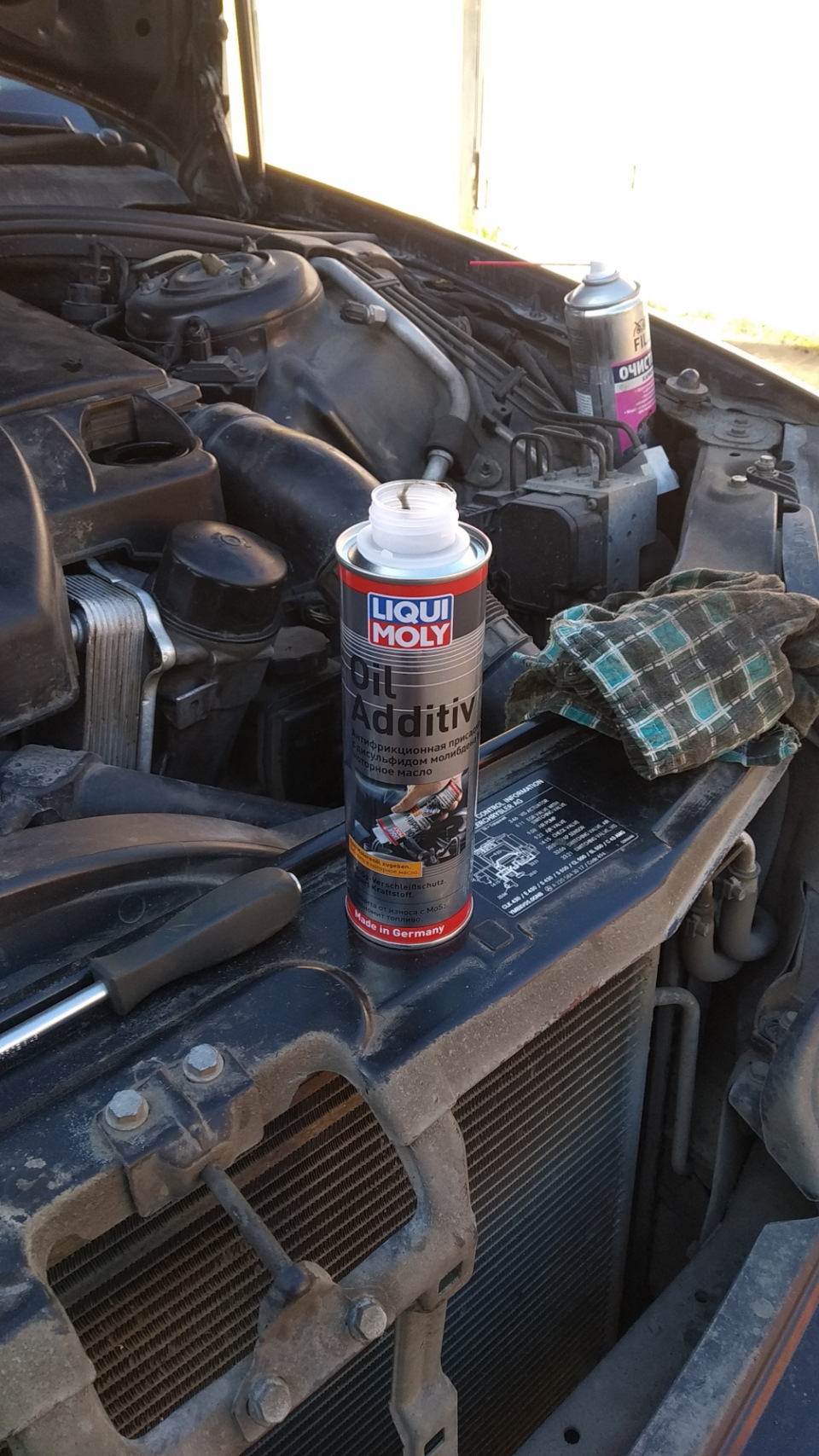 Плановое ТО. Замена масла с добавлением liqui moly oil additive