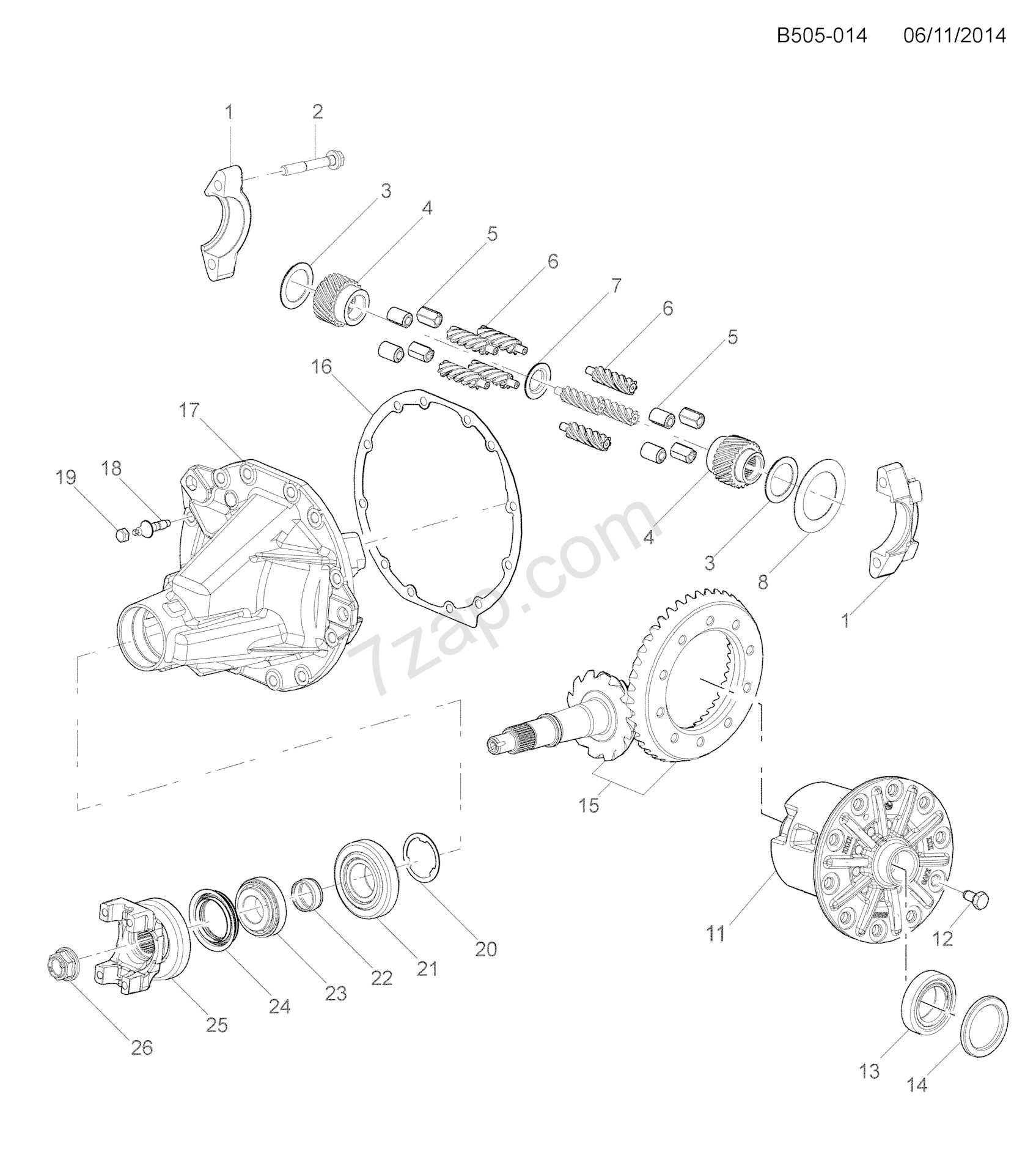 Купить Задний Редуктор Шевроле Трейлблейзер