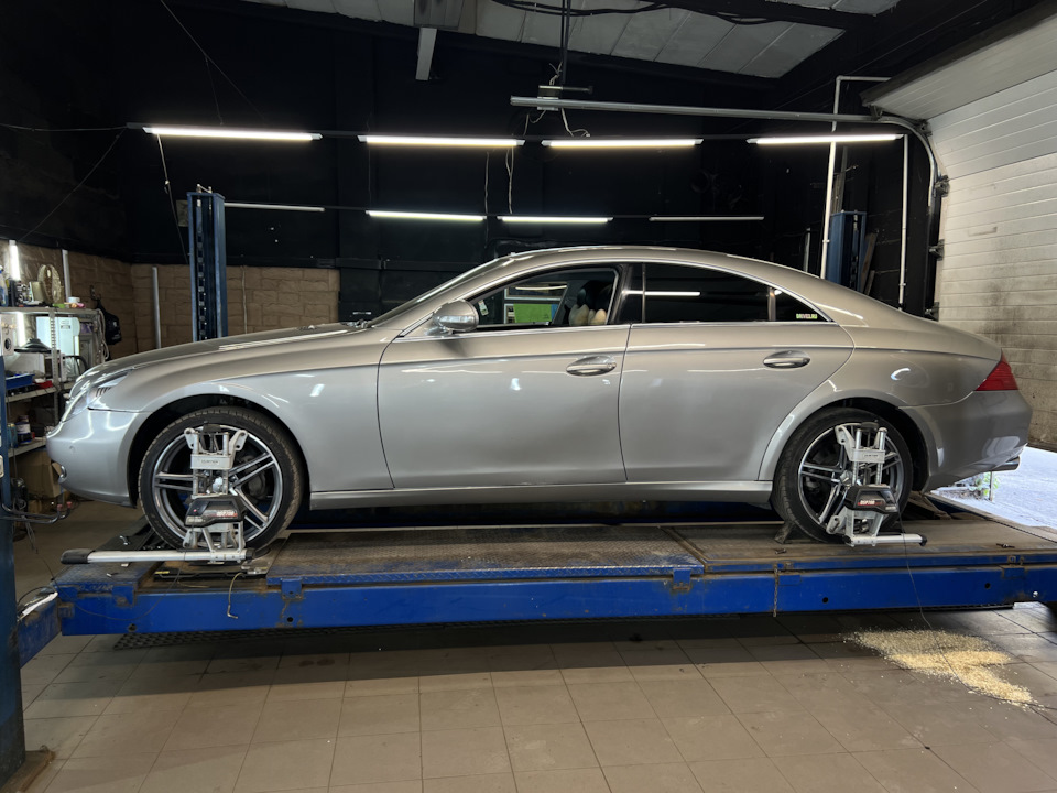 Настройка развал, схождение, кастор — Mercedes-Benz CLS (W219), 3,5 л ...