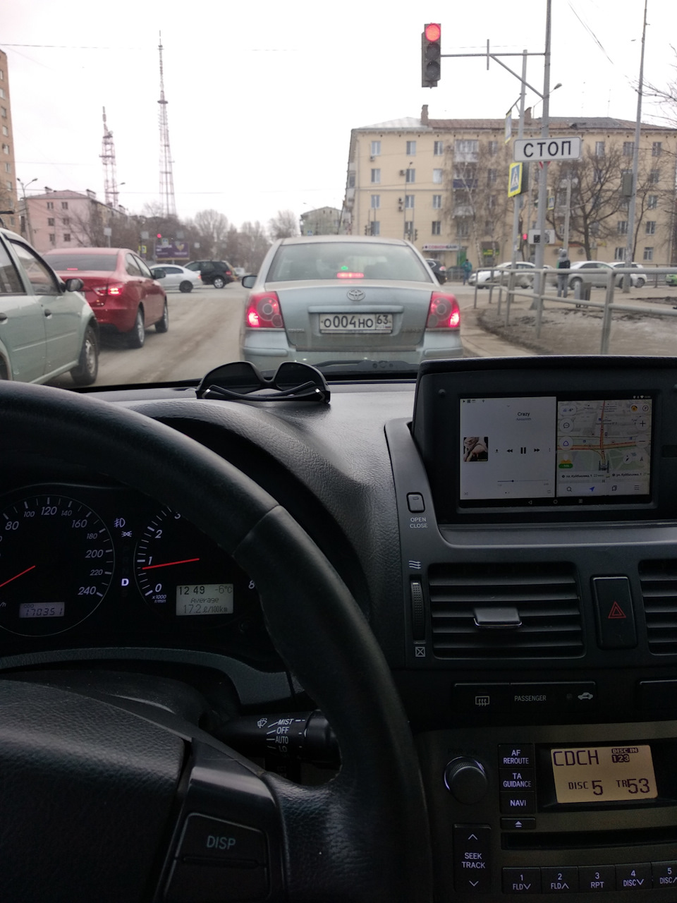 Обзор интеграция планшета в авенсис — Toyota Avensis II, 2 л, 2006 года ...