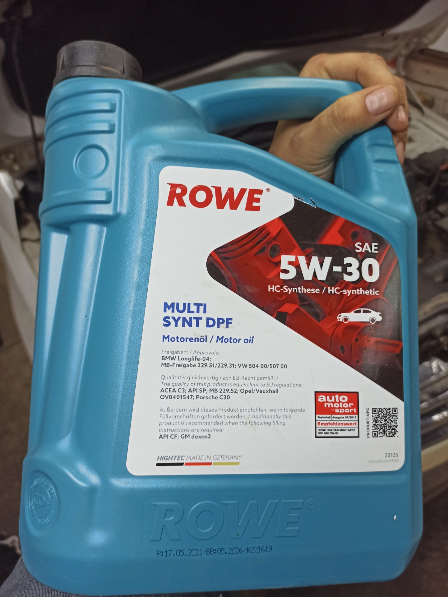 Rowe multi dpf 5w30. Rowe DPF.