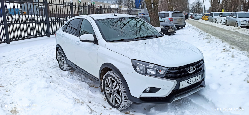 Замена гофры — Lada Vesta Cross (1G), 1,8 л, 2021 года | визит на ...