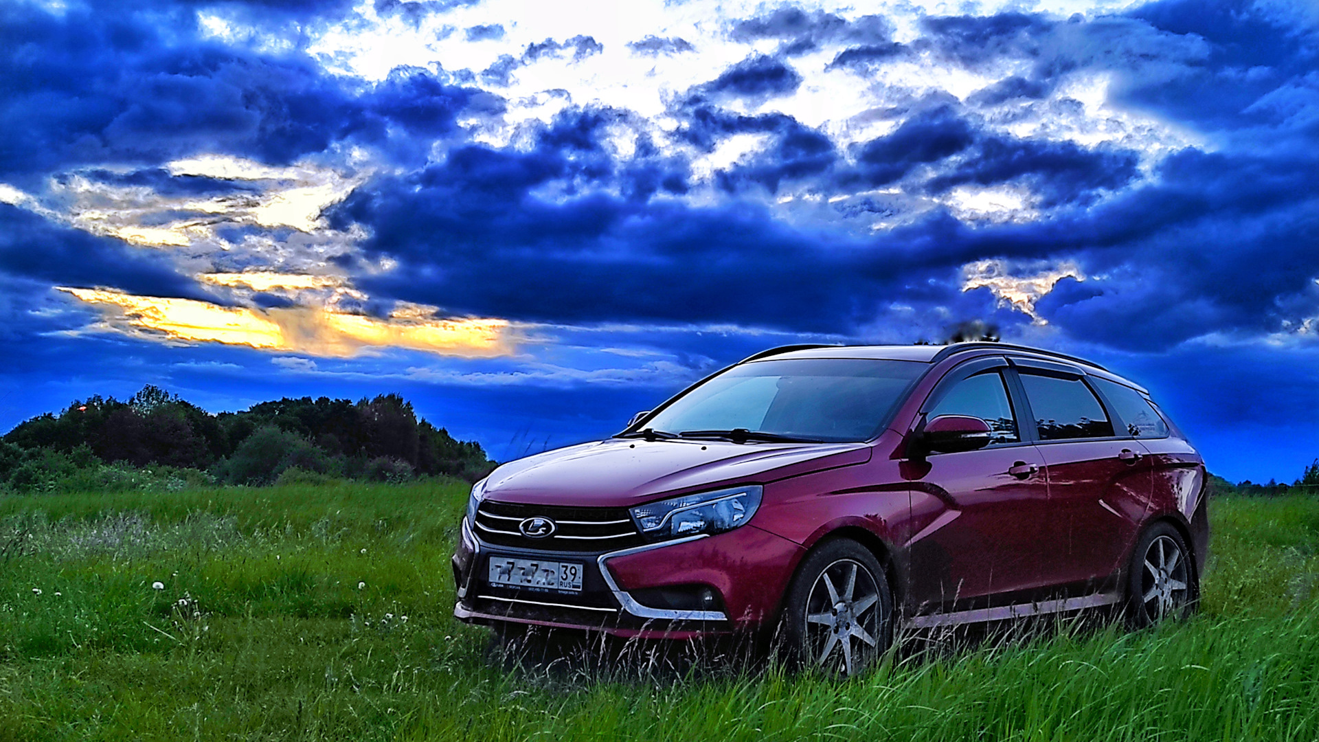 Дождь Lada Vesta Cruiz