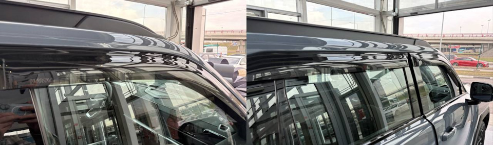 Такие вот OEM ветровики. — Haval H3