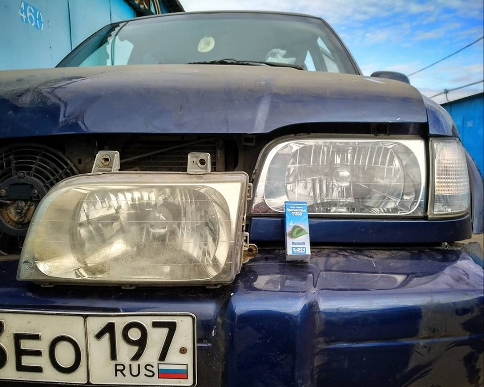 Бриллиантовые глазки — KIA Sportage (1G), 2 л, 2002 года | другое | DRIVE2