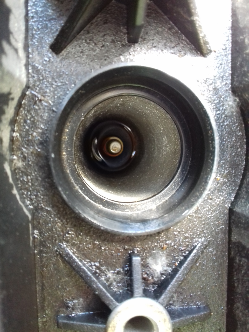 Масло в свечном колодце — ЗАЗ Chance, 1,4 л, 2012 года | своими руками ...