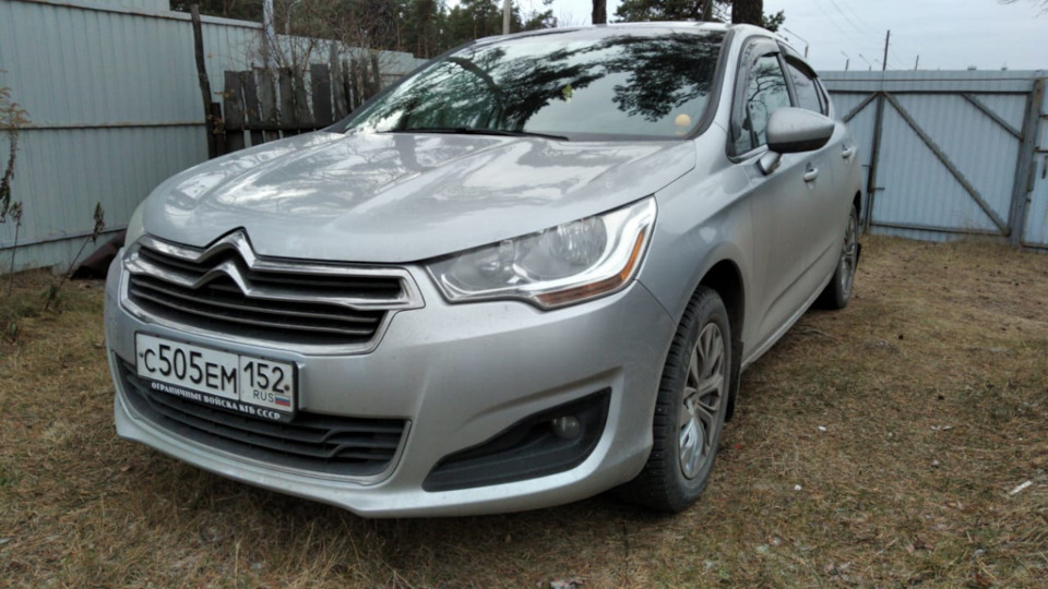 Газовые упоры на багажник Ситроен С4 Седан — Citroen C4 L, 1,6 л, 2014 ...
