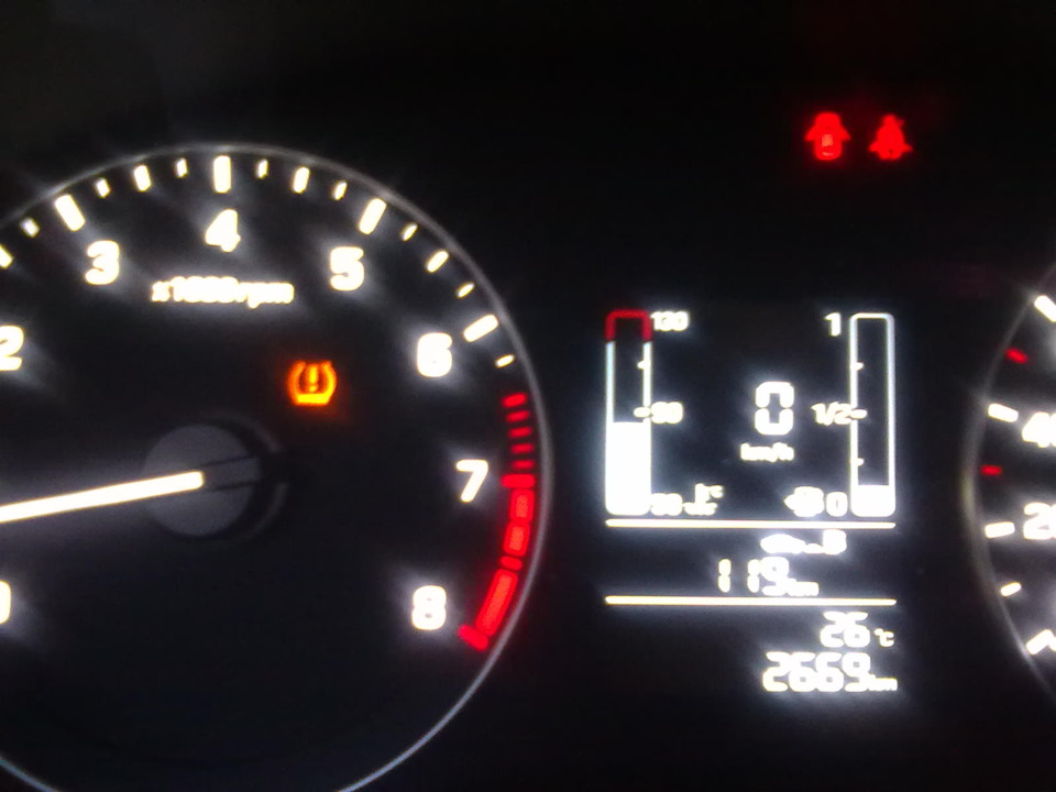 Загорелся Индикатор давления шин. — Hyundai Creta (1G), 1,6 л, 2018 ...