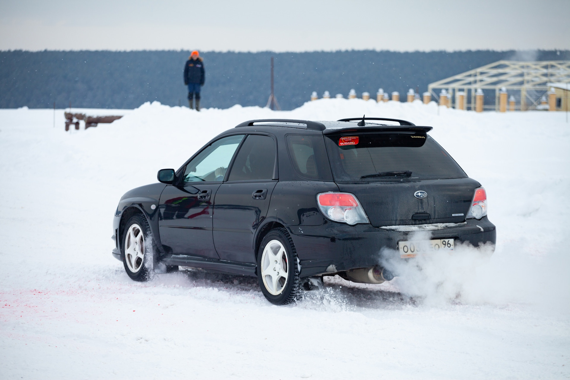 Ford Focus 1 зимний дрифт