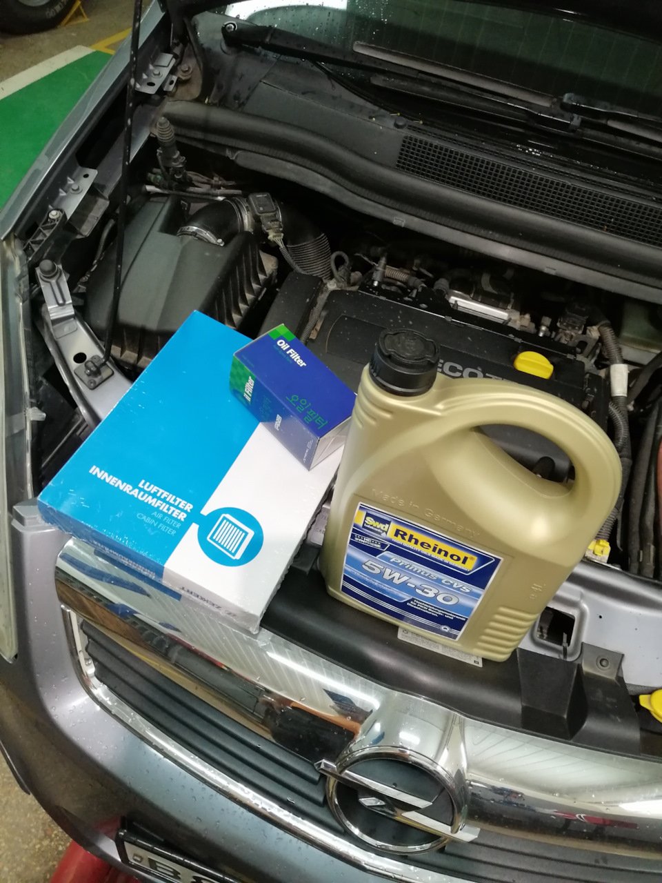 Замена масла — Opel Zafira B, 1,8 л, 2007 года | плановое ТО | DRIVE2