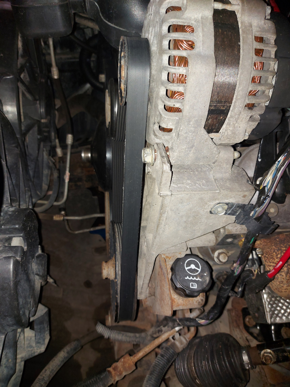 генератор уже высох — Cadillac Escalade (3G)