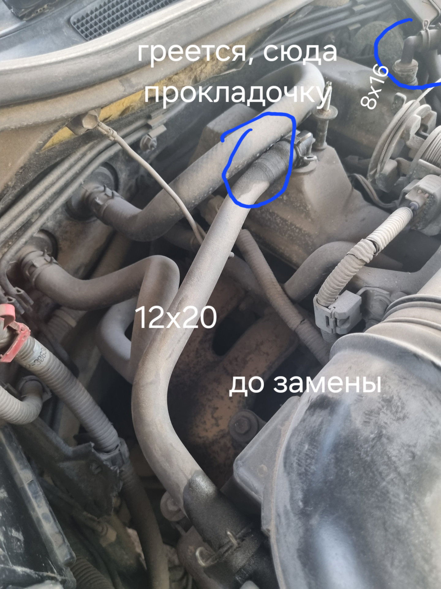 Шланг вентиляции картерных газов — Lexus GS (JZS160), 3 л, 2001 года ...