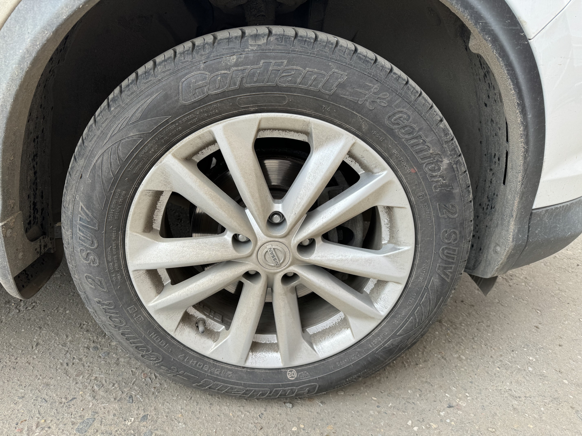Шины Cordiant Comfort 2 SUV 215/60 R17 100H — Nissan Qashqai (2G), 2 л ...