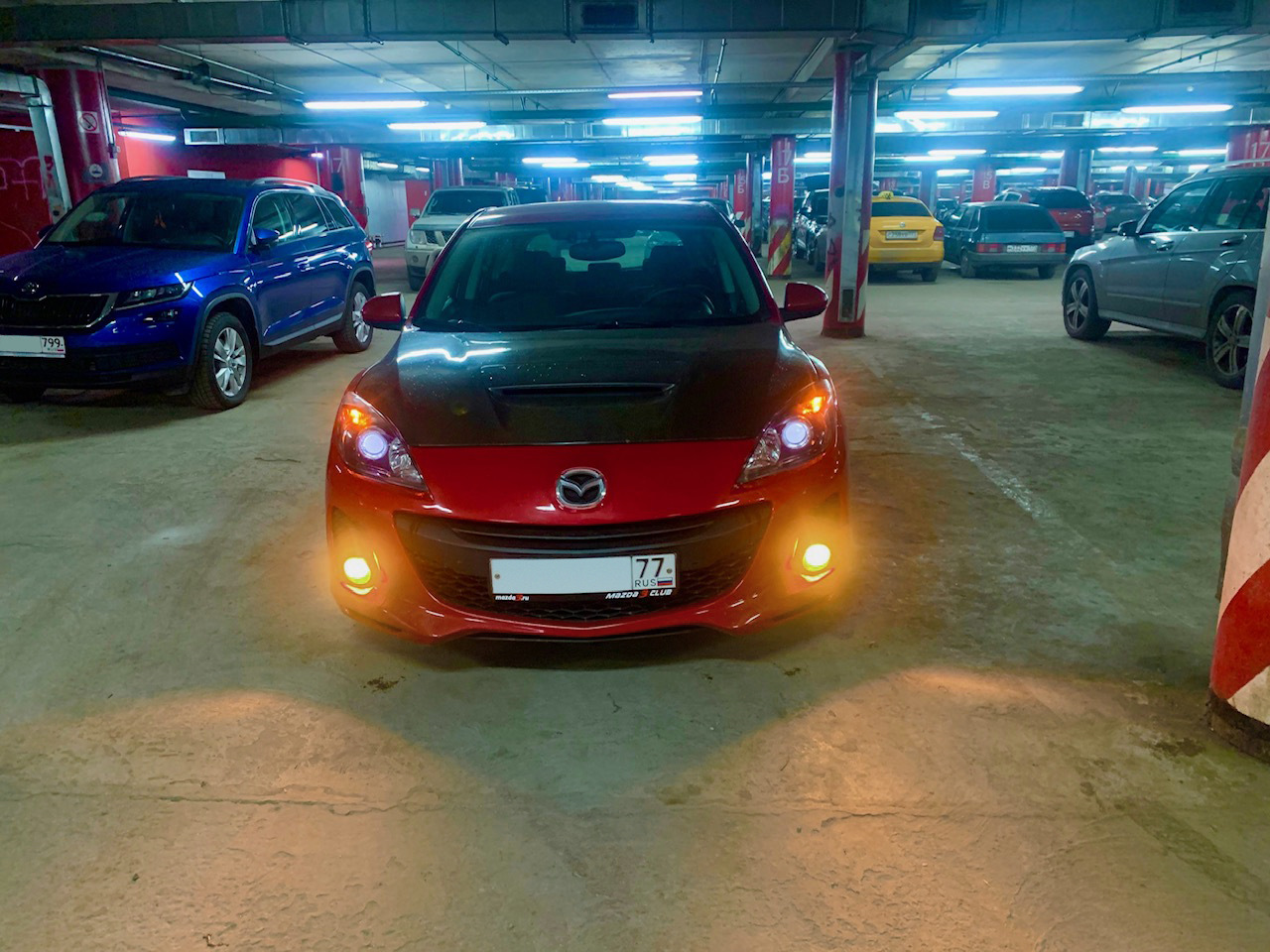 Mazda 3 лампочки