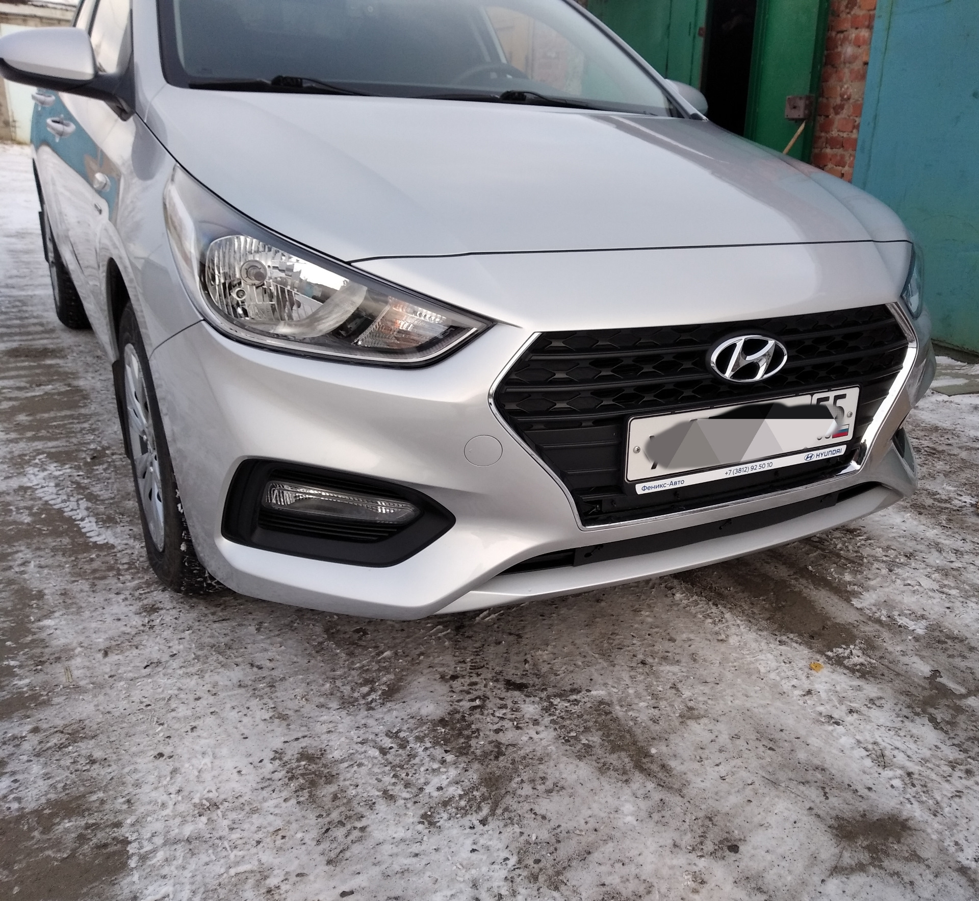 Зимняя заглушка — Hyundai Solaris (2G), 1,6 л, 2019 года | своими руками |  DRIVE2