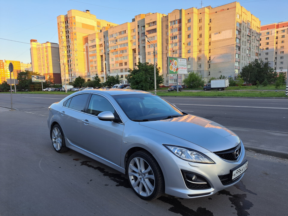 Вечерние водные процедуры — Mazda 6 (2G) GH, 2 л, 2010 года | мойка ...