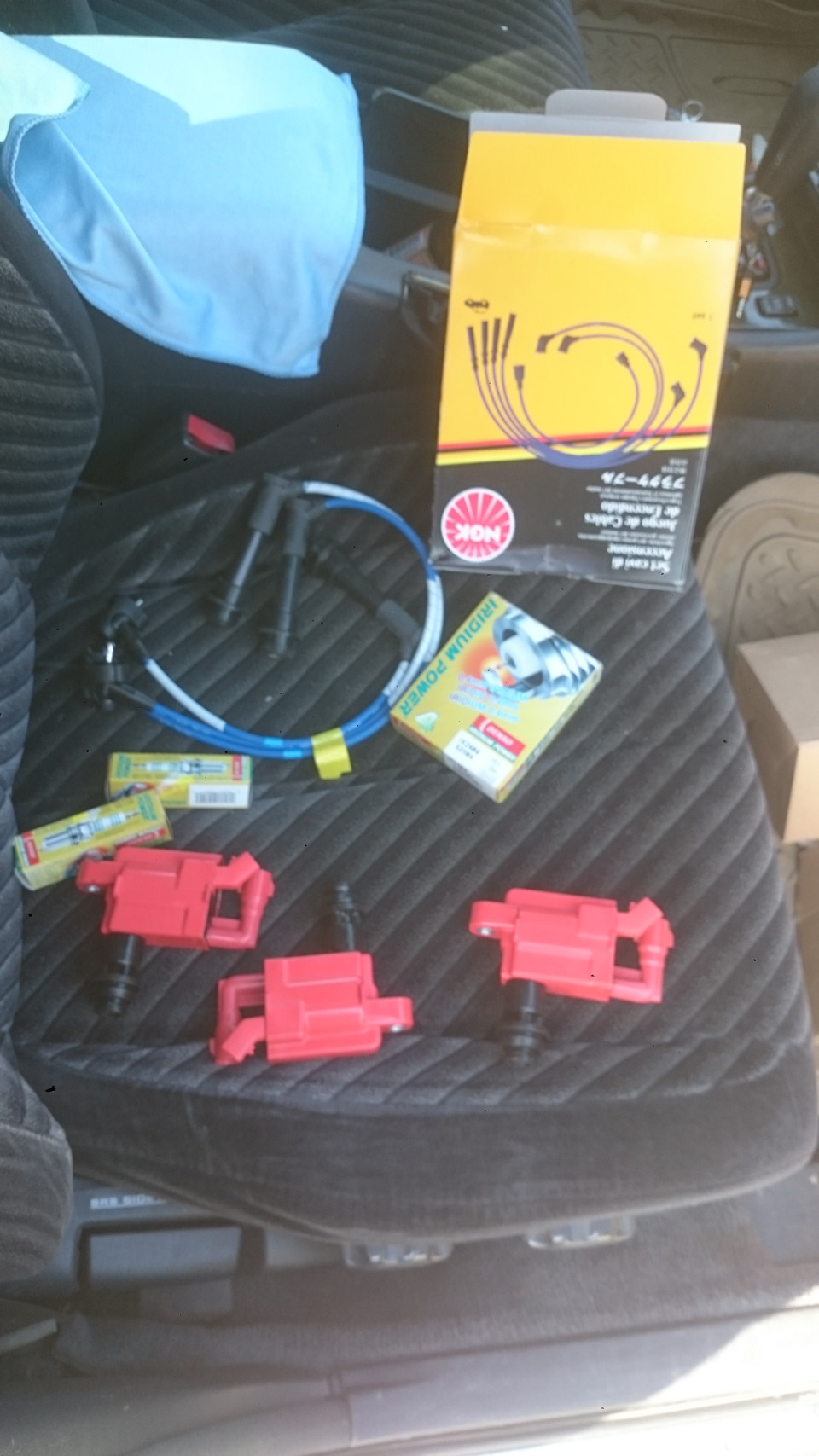 замена брони проводов, катушек зажигания — Toyota Cresta (100), 2,5 л ...