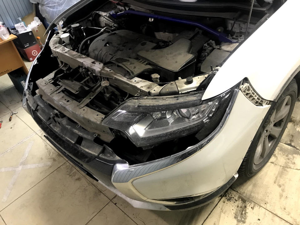 Начало трансплантации. — Mitsubishi Outlander (3G)