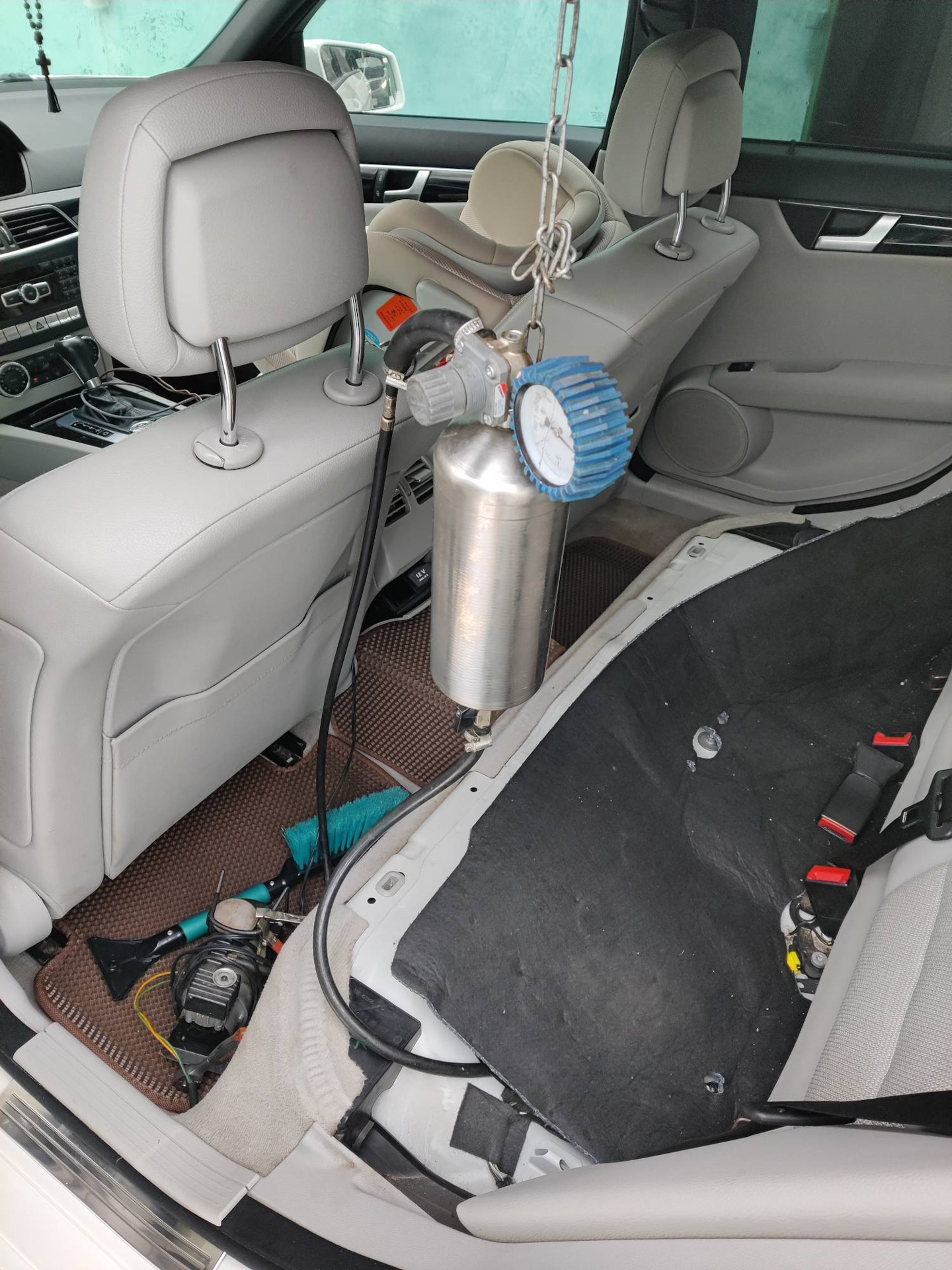 Mercedes-Benz C-Класс III (W204) промывка форсунок/инжектора без снятия ...