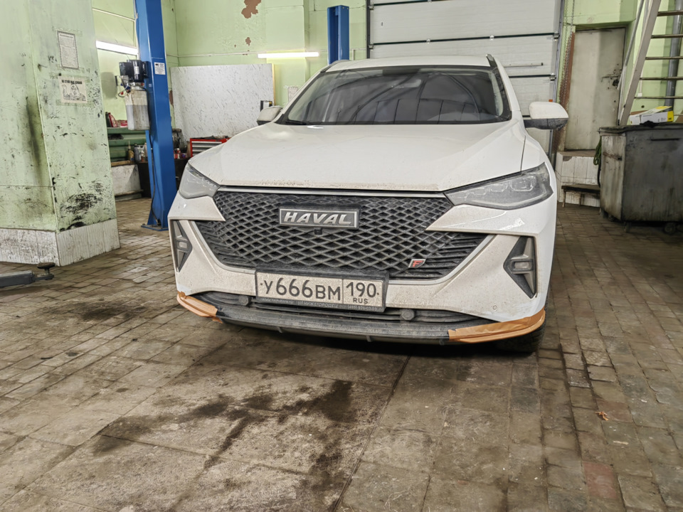 Продолжение стайлинга, передний бампер — Haval F7 (1G), 1,5 л, 2022 ...
