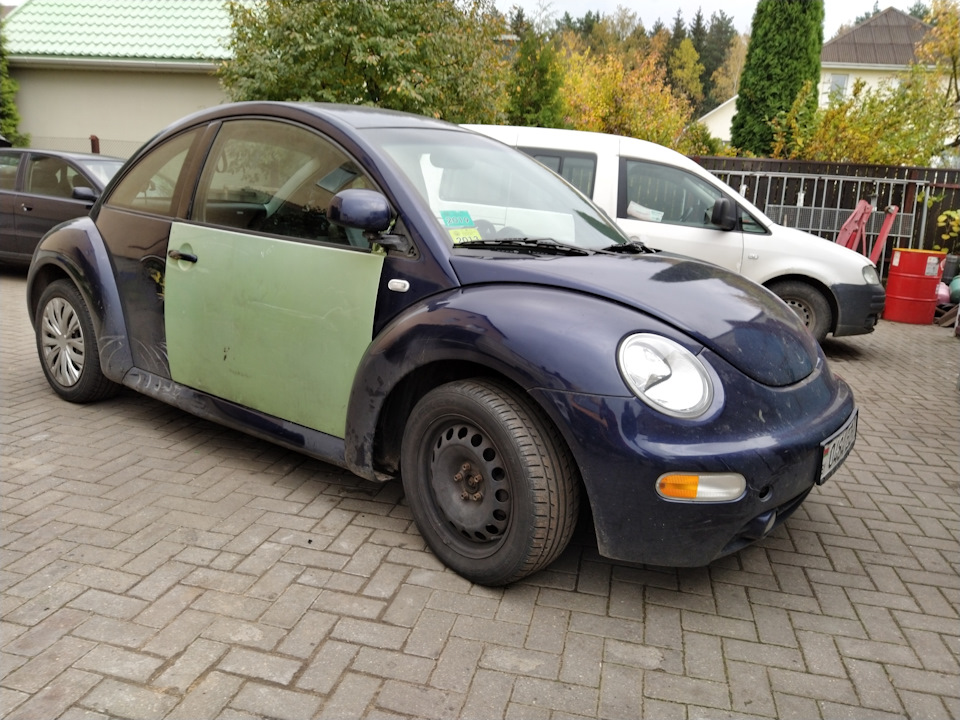 Начал кузовной ремонт — Volkswagen New Beetle, 1,9 л., 2000 года ...