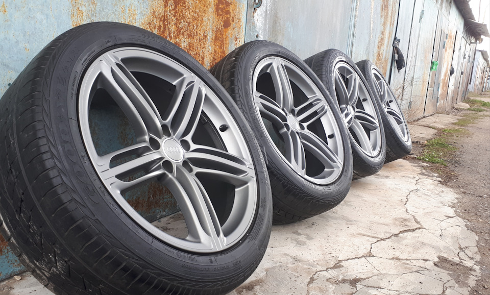 Графитовые оригинальные диски Sline R 20. Последнее что осталось от Q5 ...