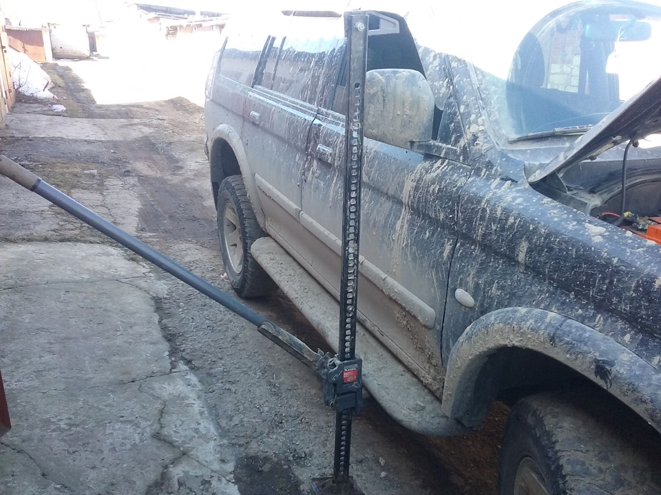 Силовые пороги — Mitsubishi Pajero Sport (1G), 2,5 л, 2008 года ...