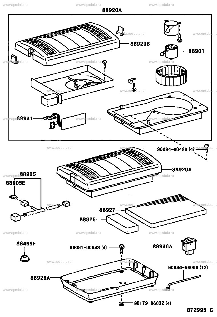 Запчасти на фото: 88930A. Фото в бортжурнале Toyota Celica (230)